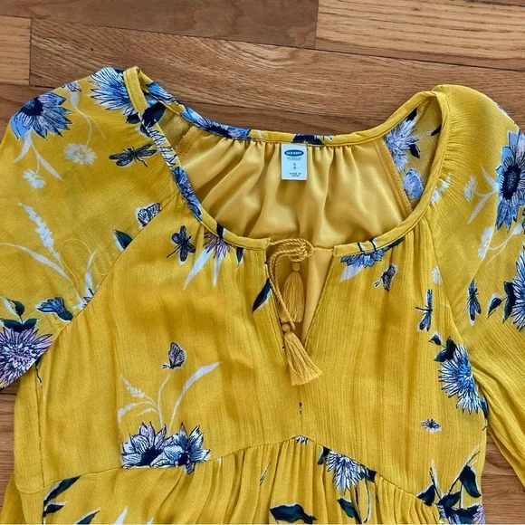 Floral bohemian tiered sundress.  Size small - Picture 3 of 3